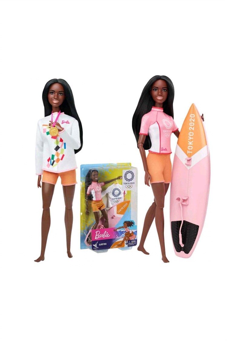 Barbie Olimpiyat Bebekler Sörfçü GJL73-GJL76 Barbie GJL76