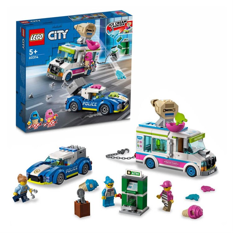 LEGO City Dondurma Kamyonu Polis Takibi 60314 Lego LSC60314
