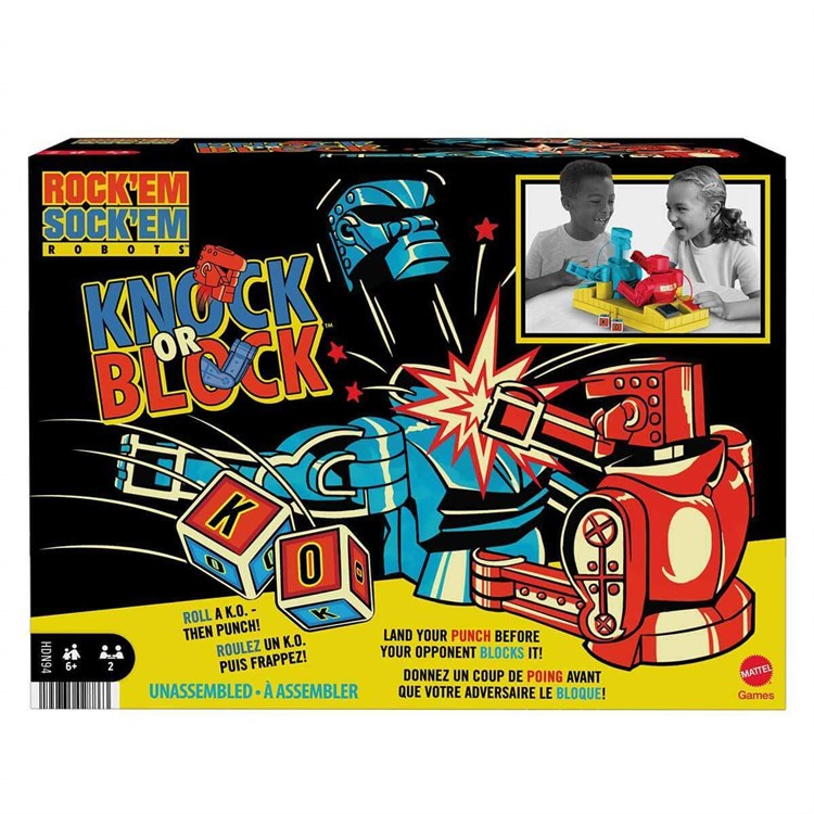 Rock'Em Sock'Em Robotlar Vur veya Engelle HDN94 Mattel HDN94