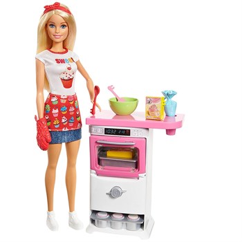 Barbie Mutfakta Oyun Seti Fhp57