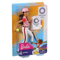Barbie Olimpiyat Bebekler Softball GJL73-GJL77 Barbie GJL77