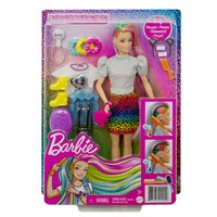 Barbie Leopar Desenli Saçlar Bebeği GRN81 Barbie GRN81