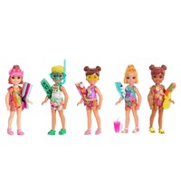 Chelsea Color Reveal Renk Değiştiren Sürpriz Bebekler Kum ve Güneş S3 GWC61 Barbie GWC61