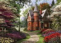 Ks 2000 Parça Puzzle Victorian Cottage İn Bloom