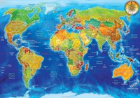 Ks 1500 Parça Puzzle World Political Map