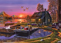 Ks 2000 Parça Puzzle Lakeside Cottage
